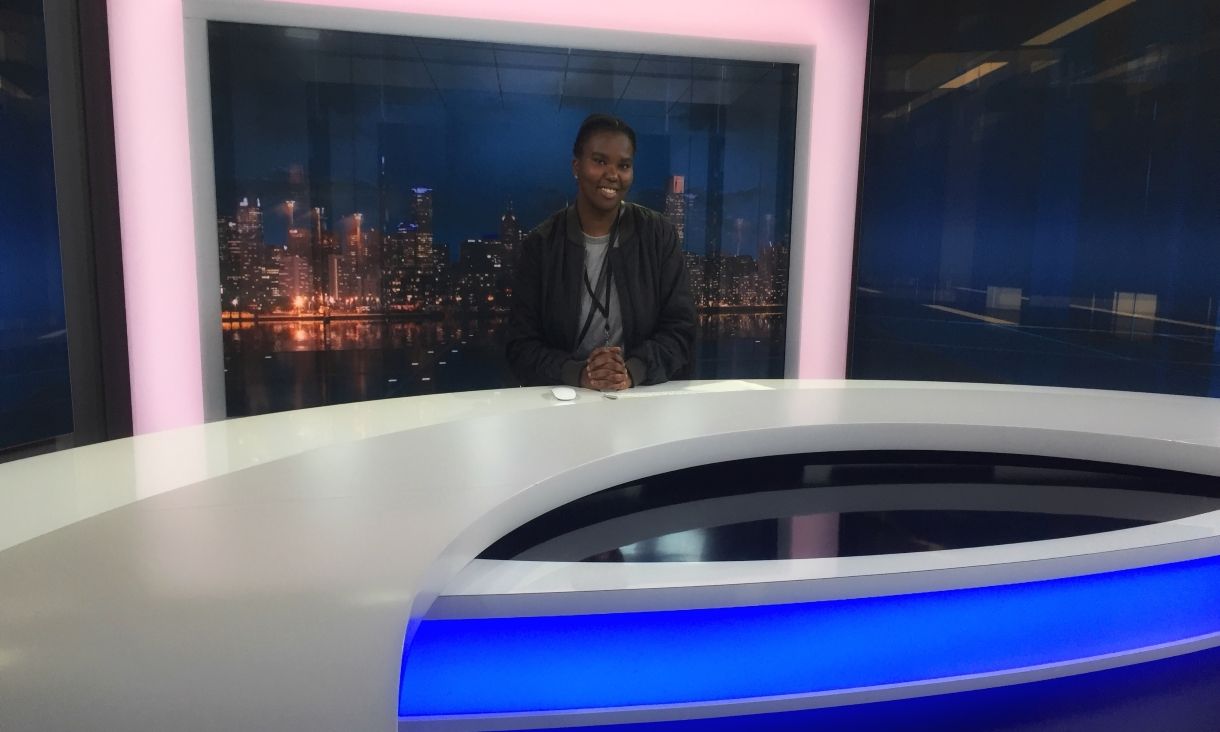 Ivy on ABC newsdesk