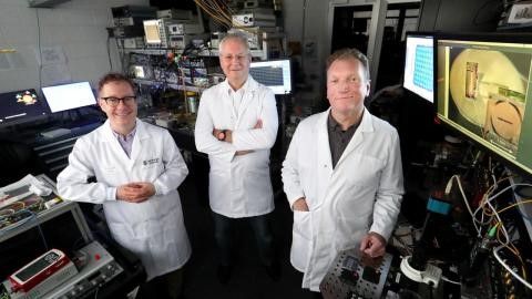 Bill Corcoran, David Moss and Arnan Mitchell