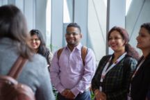 International education agents meeting each other on campus during the International Agents Week 2022