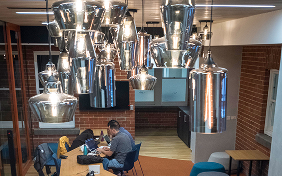 A co-working space within the innovation precinct