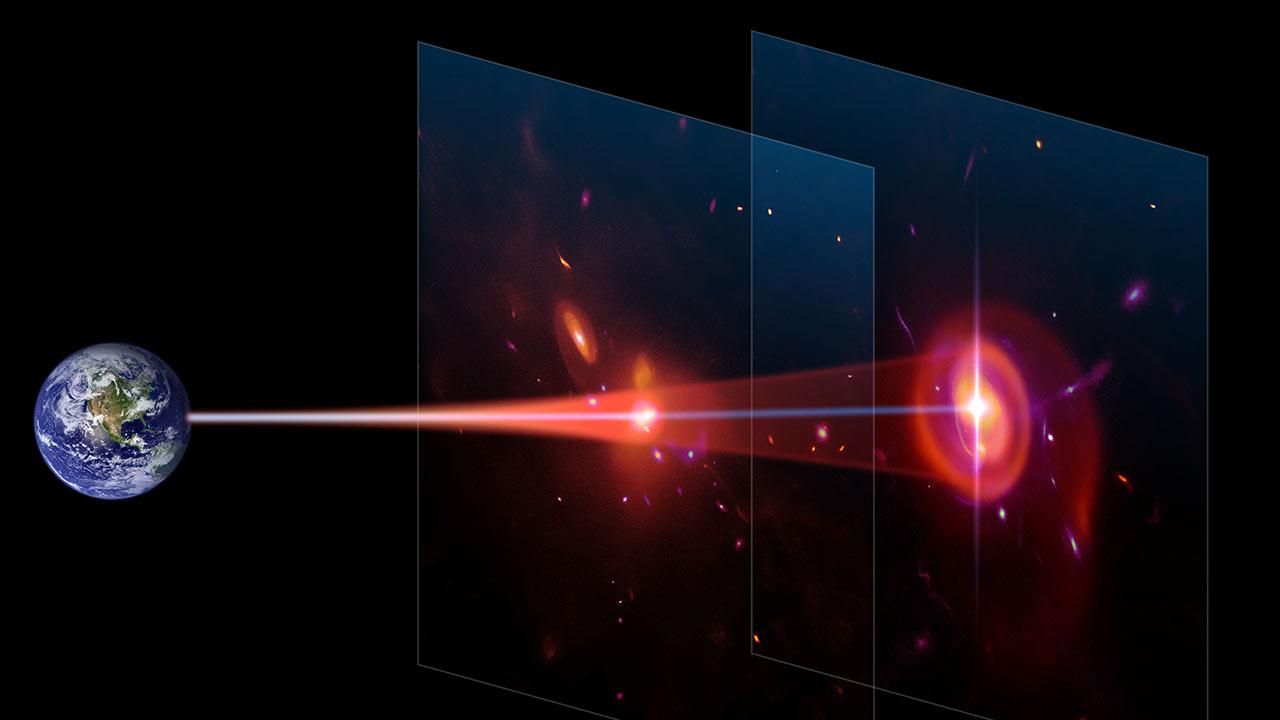 Image rendering of earth in space Image rendering of earth in space