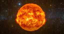 A orange star