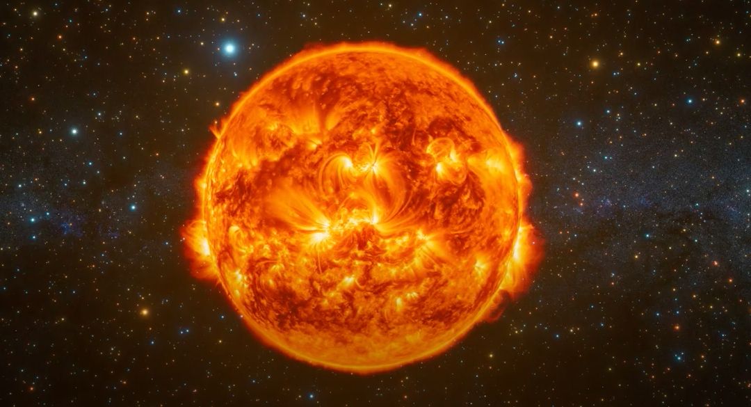 An orange star A orange star