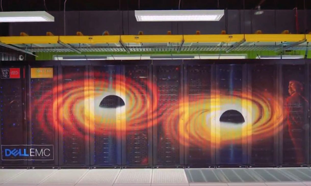 OzSTAR supercomputer OzSTAR supercomputer at Swinburne