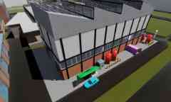 graphic of aerial view of Victorian Hydrogen Hub