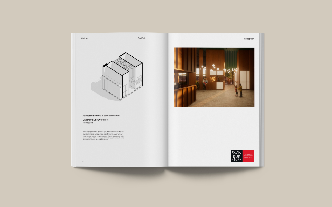 A Advanced Diploma of Interior Design Student named Hajirah Portfolio