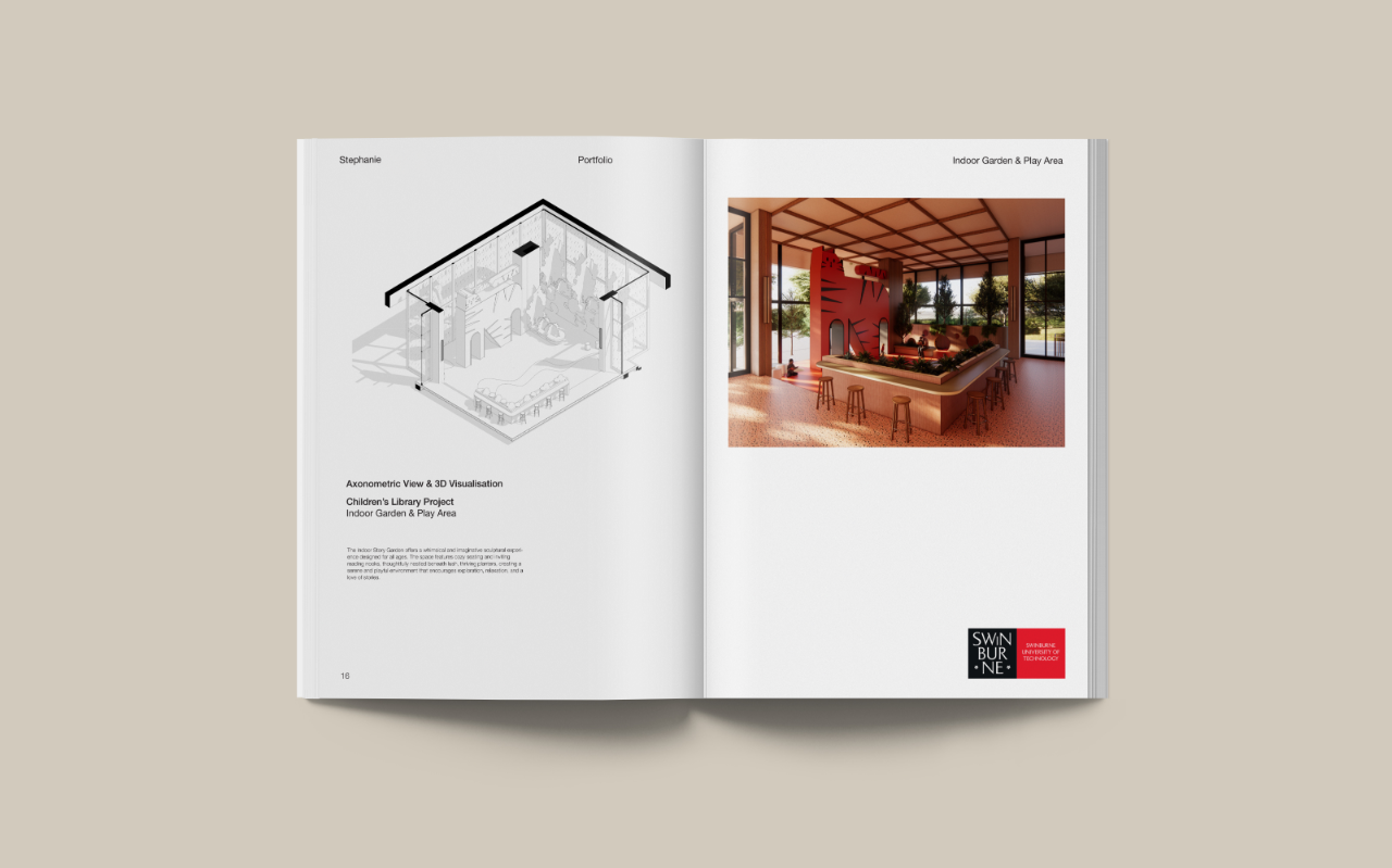 A Advanced Diploma of Interior Design Student named Stephanies Portfolio